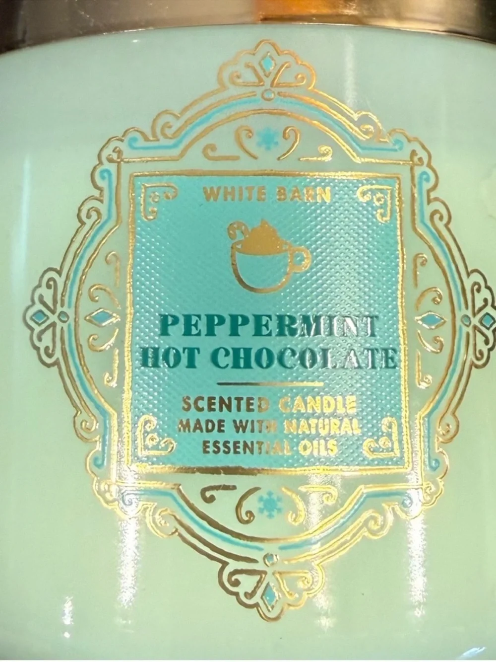 Peppermint Hot Chocolate Candle